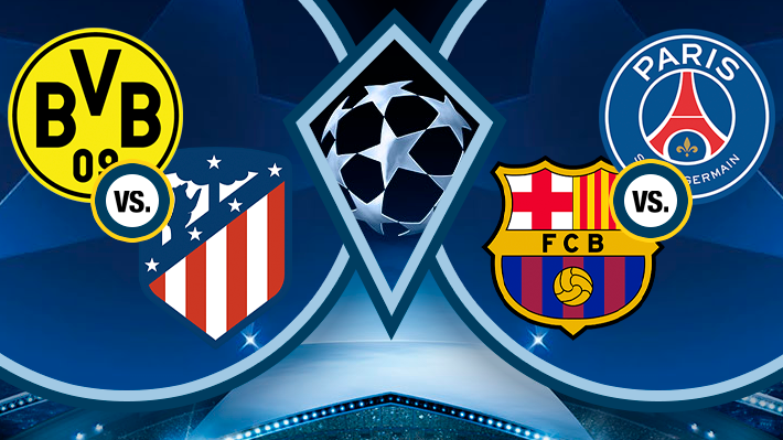 ¡En vivo! Barcelona enfrenta al PSG y el Dortmund al Atlético por el paso a semis de Champions