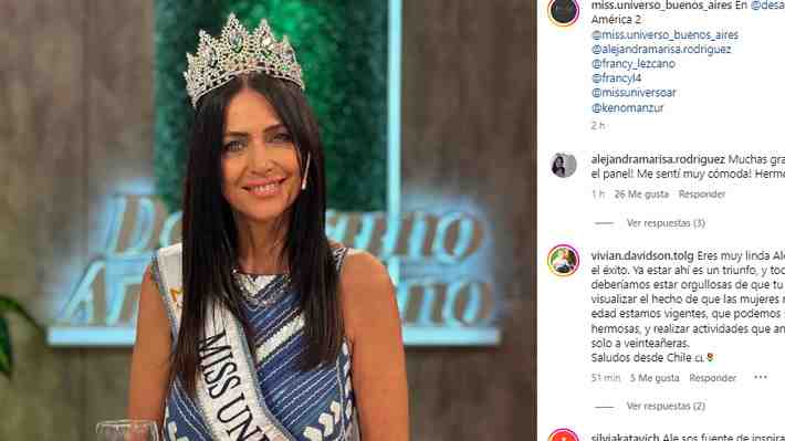 Periodista y abogada que a los 60 años va por el título Miss Universo Argentina: &#34;Estoy viviendo un sueño&#34;