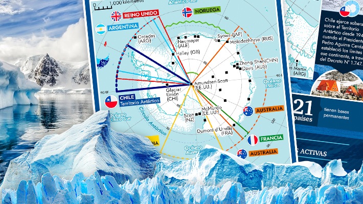 La Antártica en la mira: Los países que reclaman su territorio y las bases permanentes activas
