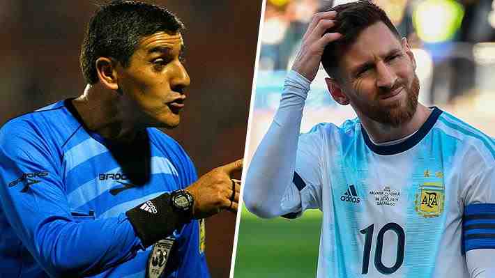 Ex árbitro Carlos Chandía hizo brutal confesión del día que no expulsó a Messi a cambio de una camiseta