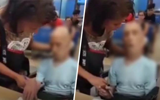 Video | Mujer acude a un banco en Brasil con el cadáver de su supuesto tío en silla de ruedas para sacar un préstamo