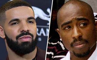 Drake arriesga denuncia por recrear mediante IA la voz de fallecido rapero Tupac Shakur en su última canción