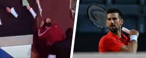 Surge nuevo video del botellazo que recibió Djokovic en Roma y el serbio publica mensaje en redes sociales