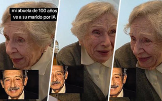 Video | La emoción de una mujer de 100 años al ver una imagen con IA de su marido fallecido: &#34;Te amo&#34;