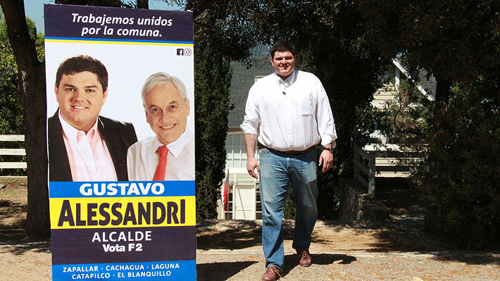 Gustavo Alessandri, candidato que empat&oacute; en Zapallar: 