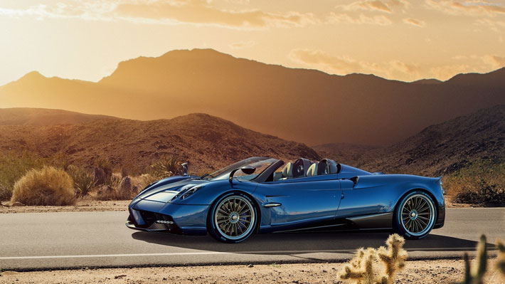 Pagani destapa al Huayra Roadster
