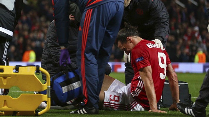 La terrible lesi&oacute;n que sufri&oacute; Zlatan Ibrahimovic por la Europa League y que preocupa en el Manchester United