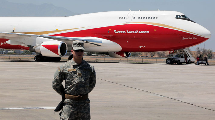 SuperTanker no cuenta con autorización para apagar incendios en Estados Unidos