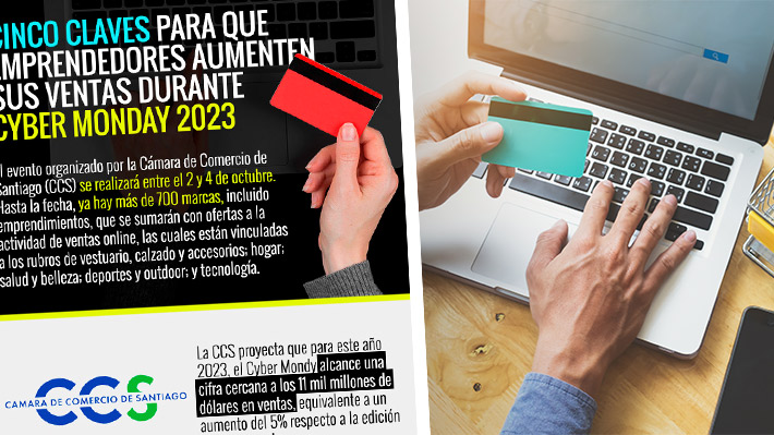 Infografía: Guía para que emprendedores mejoren sus ventas en el Cyber Monday 2023