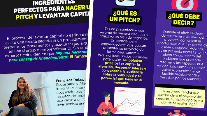 Infografía: Guía práctica para preparar un "Pitch" y levantar capital