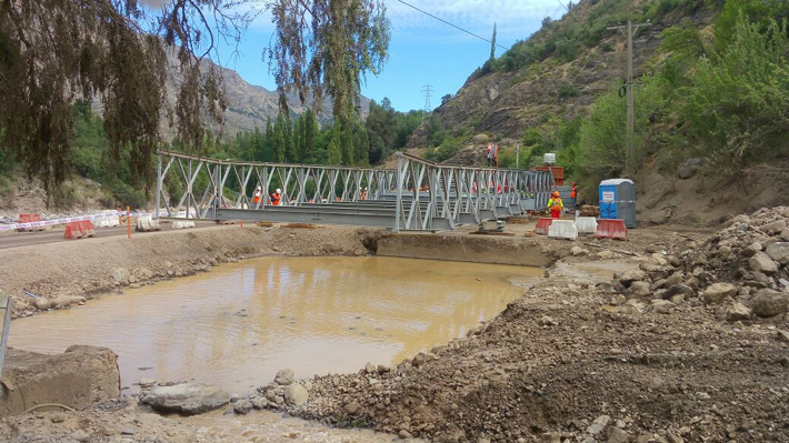 Tras Los Aluviones Puente Mecano Del Cajon Del Maipo Estara Listo El Proximo Fin De Semana Emol Com