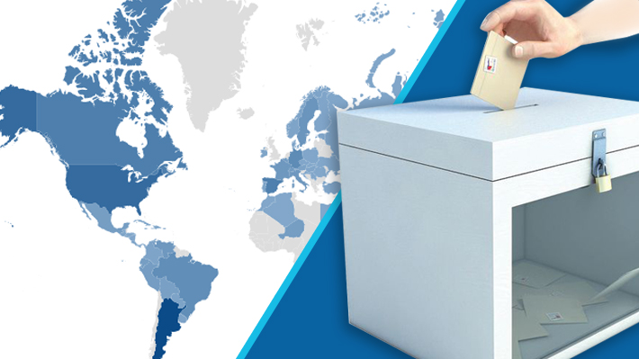 El mapa de los chilenos en el mundo que podrán votar en las elecciones ...