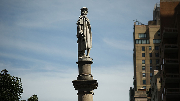 Crece el debate por estatuas en EE.UU.: Proponen derribar monumento de Cristóbal Colón