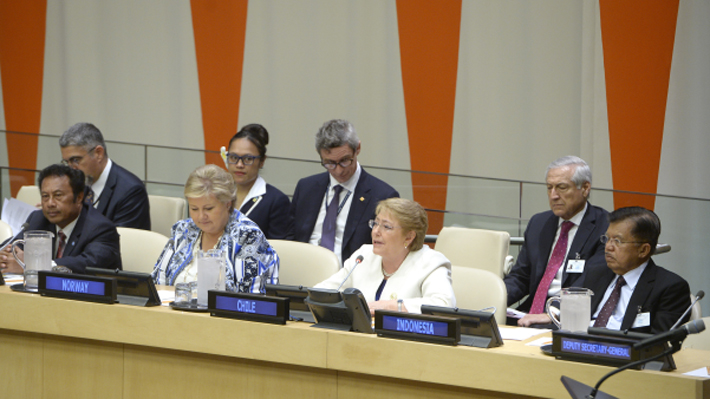 Presidenta Bachelet reafirma ante Naciones Unidas discurso que produjo quiebre con su ex equipo económico