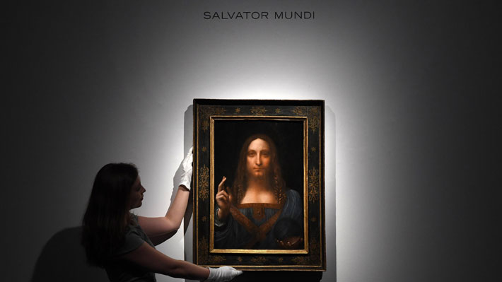 Nuevo récord en subastas del arte: Cuadro de Da Vinci es subastado por 450 millones de dólares