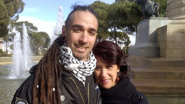 Rodrigo Lanza, el conocido anarquista chileno que es acusado de matar a un nacionalista en España