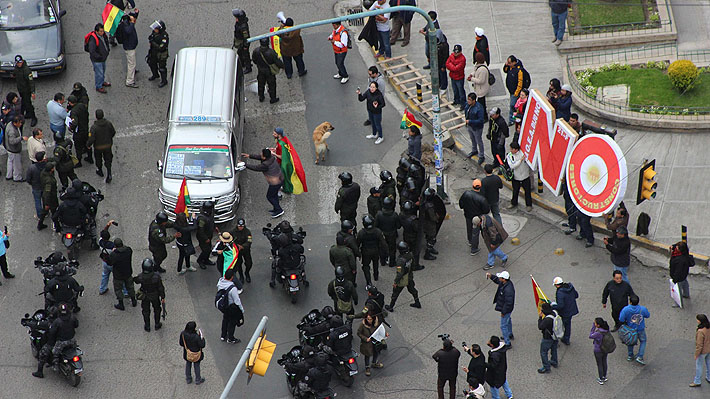 Bolivia vive un día de movilizaciones a favor y en contra de la reelección de Evo Morales