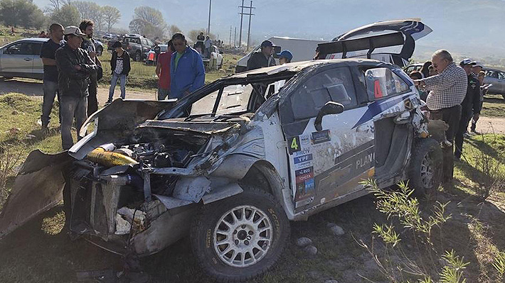 El impactante accidente que sufrió el ex tenista David Nalbandian en el Rally de Argentina y del que resultó ileso