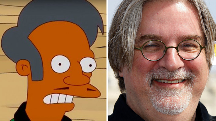 Creador de "Los Simpsons" se desentiende de polémica racial por "Apu": "A la gente le encanta fingir que se ofende"