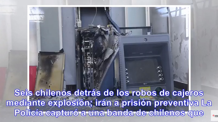 Fiscalía de Uruguay asegura que asaltantes chilenos  están detrás de explosiones de cajeros automáticos