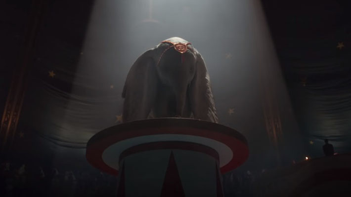 Disney estrena el primer tráiler de "Dumbo" en acción real bajo la dirección de Tim Burton