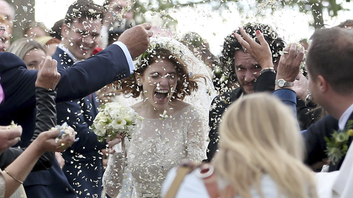 Una "segunda boda real": Pareja de "Game of Thrones" contrae matrimonio en Escocia