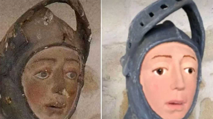 Un nuevo "Ecce Homo": Desafortunada restauración de una escultura del siglo XVI podría tener sanciones penales