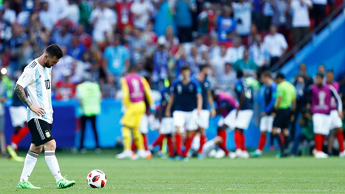 Francia sepulta a la Argentina de Sampaoli y Messi que se va eliminada en octavos del Mundial en un partidazo