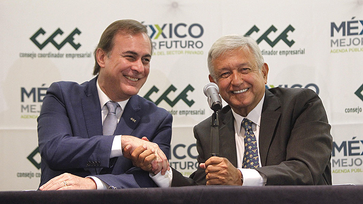 López Obrador acuerda trabajar con empresarios mexicanos tras desencuentros