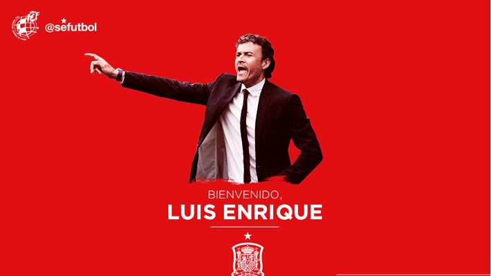 Luis Enrique es oficializado como nuevo DT de la selección de España por los próximos dos años