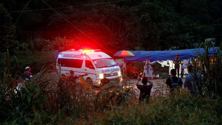 Cuatro niños más fueron extraídos de la cueva en Tailandia en segunda jornada de rescate