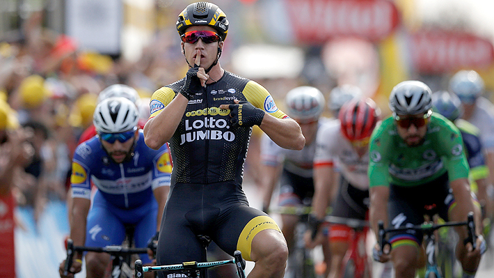 Groenewegen impide la tercera victoria del colombiano Gaviria en el Tour de Francia