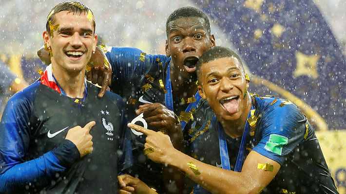 Las mejores imágenes que dejó la proclamación de Francia en la final del Mundial de Rusia
