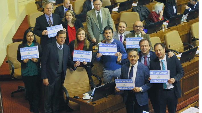 Parlamentarios chilenos e intelectuales de todo el mundo firman carta de apoyo al pueblo nicaragüense