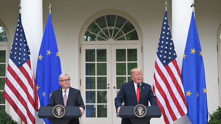 Trump y la Unión Europea llegan a acuerdo para frenar guerra comercial
