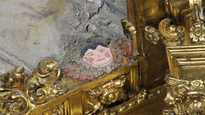 Hallan en iglesia española una restauración estilo "Ecce Homo" que dataría de la Guerra Civil