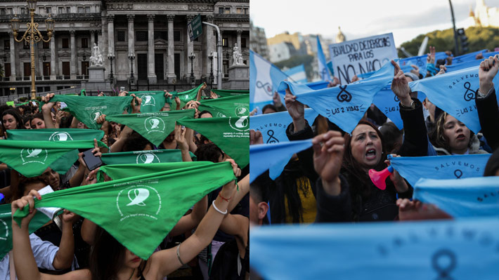 Las polémicas exposiciones que han marcado el debate sobre la legalización del aborto en Argentina