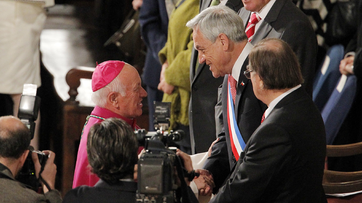 Presidente Sebastián Piñera valora "gesto" del arzobispo Ezzati: "Contribuye a la paz de los espíritus"