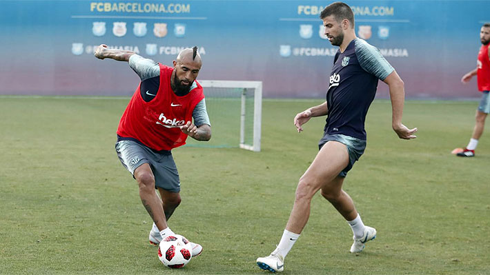 Ya entrena a la par junto al plantel: ¿Debutará este domingo Arturo Vidal en el Barcelona?