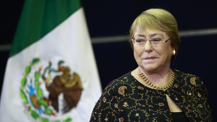 Bachelet advierte en México que no se puede "bajar la guardia" en materia de derechos humanos