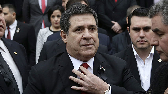 Horacio Cartes entrega bastón presidencial tras cinco años de Gobierno en Paraguay