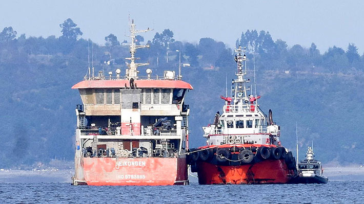 Empresa dueña del buque Seikongen presenta protocolo para el manejo de residuos de salmones