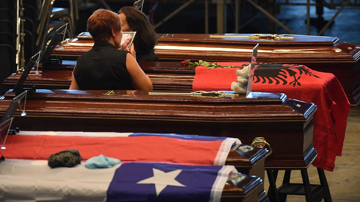 Italia realiza funerales de Estado por las víctimas del puente en Génova, entre las que había tres chilenos