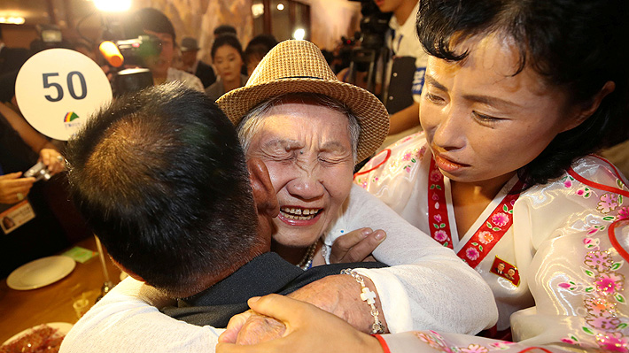 Galería: El emotivo reencuentro de las familias coreanas separadas por la guerra