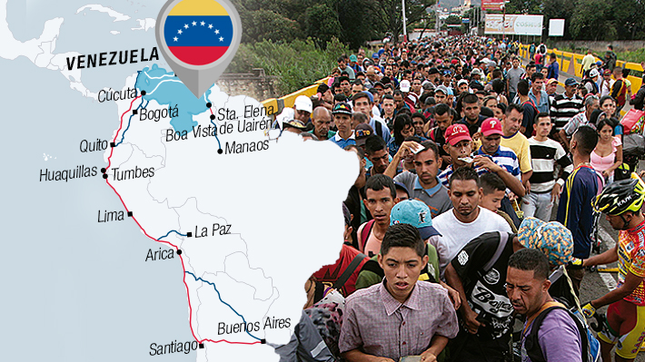 Las rutas de los migrantes venezolanos: Cuánto cuesta salir del país por vía terrestre
