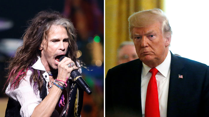 Steven Tyler cansado de Trump: Líder de Aerosmith exige que el Mandatario deje de usar las canciones de su banda en sus actos