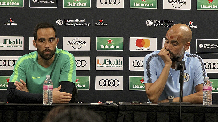 Guardiola habla de Bravo tras la operación y entrega aclaración sobre reemplazante del chileno