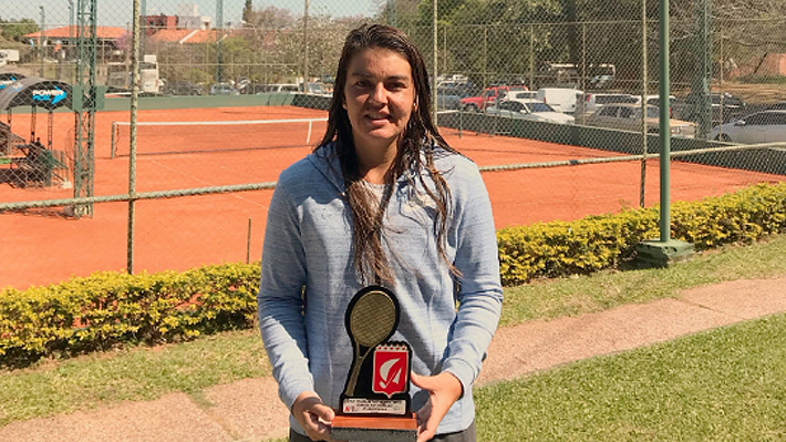 La tenista chilena Fernanda Brito se coronó campeona en Paraguay y consiguió su sexto título seguido