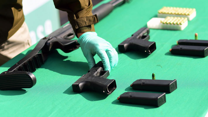 Más de 20 mil armas de fuego inscritas han sido robadas en los últimos 12 años