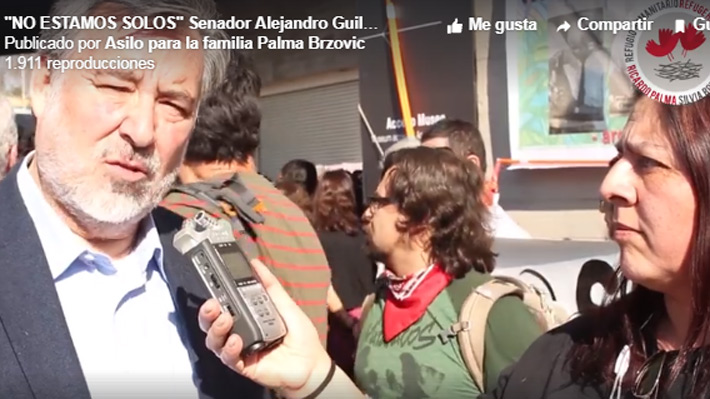 UDI critica a senador Guillier por video solicitando a Francia asilo para Ricardo Palma Salamanca
